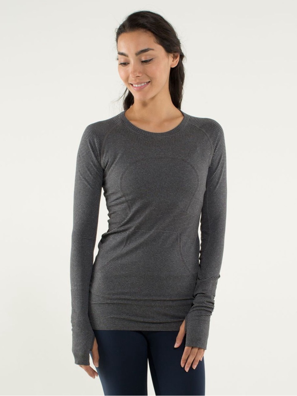 Lululemon Swiftly Tech Long-Sleeve Shirt 2.0 in Grey